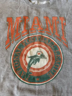 Miami Dolphins Vintage Crewneck Sweatshirt thumbnail 3