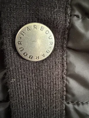 Barbour International Men’s XXL Black Quilted Knit Vest Snap Front thumbnail 4