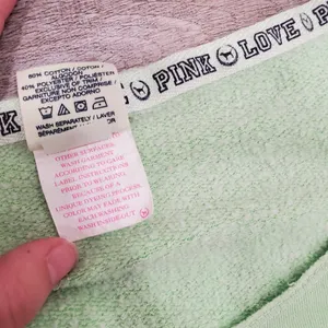 Victoria's Secret PINK Green Sweatshirt Size Small thumbnail 6