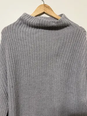 Aritzia Wilfred 100% Merino Wool Montpellier Jumper Turtleneck Mockneck Small thumbnail 4