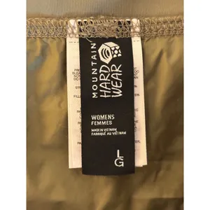 Mountain Hardwear‎ Womens Quilted Insulated Mini Skirt Olive Green Size Large thumbnail 2