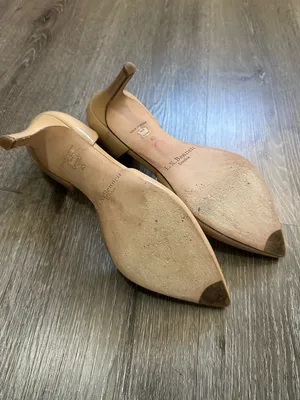 LK Bennett Nude Patent D'Orsay Pointed-Toe Pumps thumbnail 7