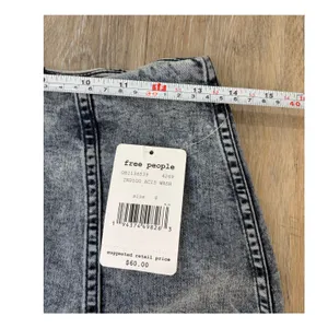 Free People Indigo Acid Wash Mini Skirt Denim Panel NWT Size 8 thumbnail 4