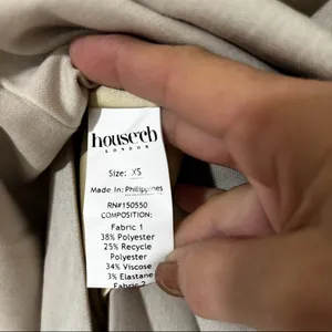 HOUSE OF CB LARIA Ecru Vegan Leather Maxi Dress Size XS thumbnail 7