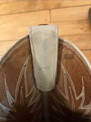 Dan Post Ivory Tan Leather Cowgirl Western Boots Size 5.5 thumbnail 6