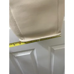 vtg Coach Mini Shopper Bucket Tote Bag 9993 ivory leather top handle crossbody thumbnail 13