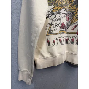 Def Leppard Love Bites Graphic Sweatshirt S Cream Goodie Two Sleeves Oversized thumbnail 11