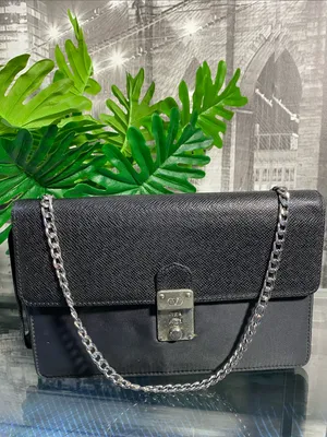 Authentic VALENTINO Black Leather and Nylon Bag thumbnail 4