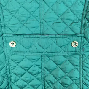 Davina Green Pink Blue Quilted Puffer Jacket Preppy Small Barn Chore Prep thumbnail 6
