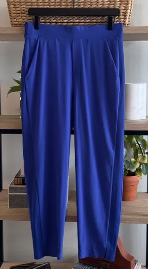 Athleta Brooklyn Ankle High-Rise Blue Casual Activewear Pull On Pant, 6 thumbnail 1