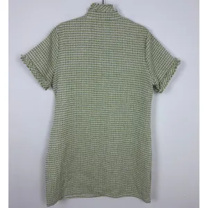 Pemhea Collection Tweed Dress Green Short Sleeve Shift Career Work Size Large thumbnail 10