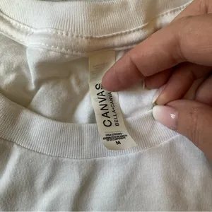 Bella Canvas More Than a Test Score Tee White Women’s Medium NWOT thumbnail 4