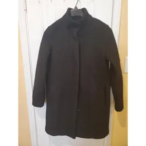 Old Navy Women’s Coat Soft Shell Hidden Button Front Size M Medium thumbnail 5