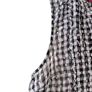 MAEVE ANTHROPOLOGIE Black/White Gingham Sleeveless Button Down Blouse SZ S #2467 thumbnail 5