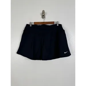 Nike One Dri-FIT Ultra High Waisted Skirt Black Skort XXL IH8614-010 thumbnail 3