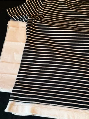 Lily Black & White Plaid Circle Skirt thumbnail 8