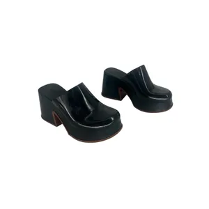 Melissa‎ Mia Black Platform Clog Mule Heels US 5 EU 35/36 thumbnail 4