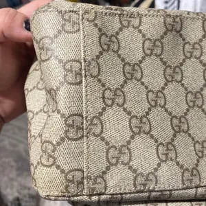 Gucci Supreme GG shopper tote authentic Leather & canvas Very good condition thumbnail 9