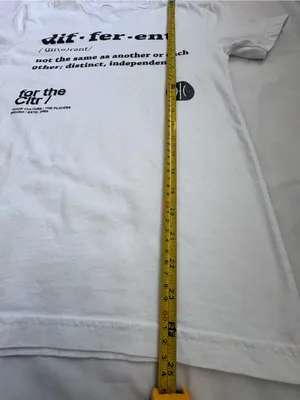 Hoop Culture White Unisex Graphic Shirt S/M thumbnail 5
