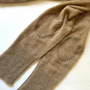 Good Rider Cashemere Tan Sweater Women’s | Embroidered Details Sz‎ Medium thumbnail 7