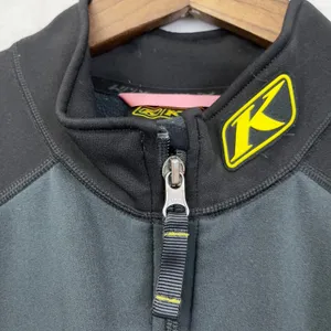 Klim Full Zip Softshell Jacket Womens Large Stretch Performance Sporty‎ Moto Black thumbnail 4
