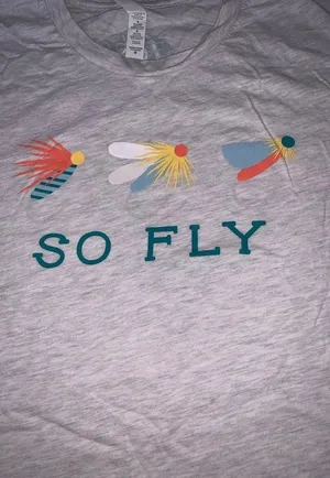 So Fly Fishing Lake Life Shirt Medium thumbnail 2