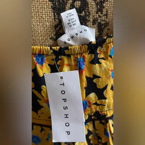 Topshop (Nordstroms) Yellow and Blue Daisy Sundress NWT! thumbnail 3