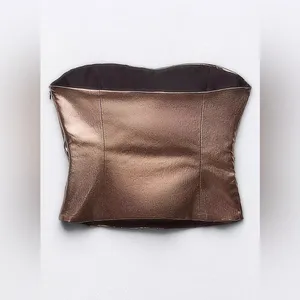 Zara‎ metallic top thumbnail 4