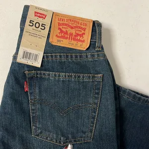 Levi’s 505 straight-fit jean loose in hip & thigh blue jeans thumbnail 2