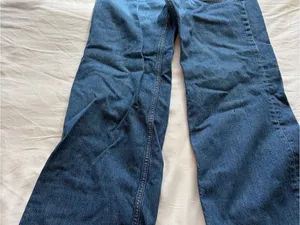 We The Free Wide-Leg High-Rise Jeans in Dark Blue Wash thumbnail 4