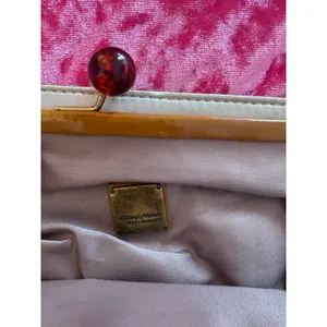 Simply Vera Wang Clutch Tan Gold Embellished Purse Formal Going Out thumbnail 5