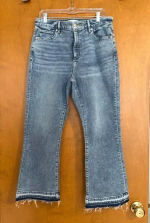 Loft denim Jeans Curvy Kick Crop 30/10 thumbnail 1