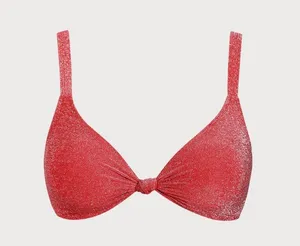 Berlook Red Lurex Kont Plus Size Bikini Set thumbnail 5