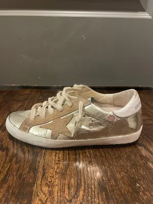Golden Goose Metallic Low-Top Sneakers thumbnail 5