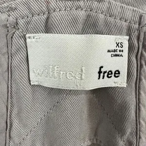 Wilfred Free Jumpsuit Women XS Tan Great Utility Drawstring Overalls Aritzia thumbnail 3