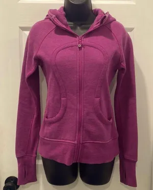 Lululemon Full Zip Up Hoodie. Used. See Pics For Condition And Measurements. thumbnail 1