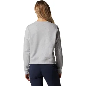 Mountain Hardwear Organic Cotton Logo Crew Sweatshirt Heather Gray Pullover Top thumbnail 2