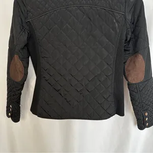 Ci Sono Quilted Puffer Jacket Womens Large Preppy Winter Elbow‎ Patches Zip Up thumbnail 7