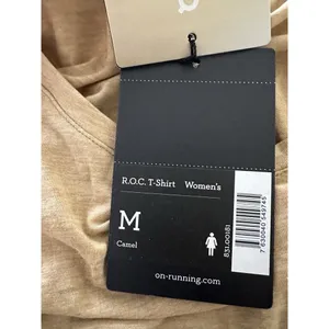 On Cloud Women's R.O.C. Run On Clouds T-Shirt in Camel size medium thumbnail 9