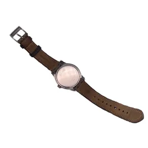 COACH Silver-tone Brown Canvas Genuine Leather Ladies Wristlet Watch thumbnail 4