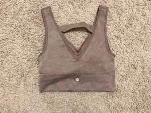 90 Degrees by Reflex Brown Sports Bra thumbnail 2