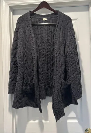 POL Knit Sweater Chunky Oversized Women’s Medium thumbnail 1