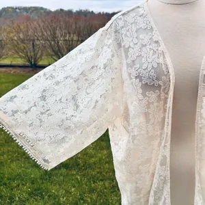 Express Cream Lace Kimono thumbnail 9