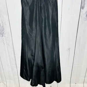 Lazaro Y2K Black Layered Taffeta Evening Gown Dress Sz 4 Sleeveless USA thumbnail 7