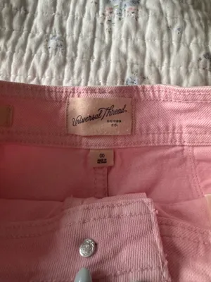 Universal Threads Pink Jeans High-Waisted thumbnail 3