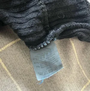 Brandy Melville Ribbed Cross Back Tank Black Cropped Top One Size thumbnail 5