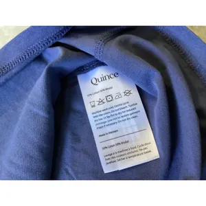 Quince Womens Cotton Modal Scoop Neck Short Sleeve T-Shirt Blue XS NWT thumbnail 5