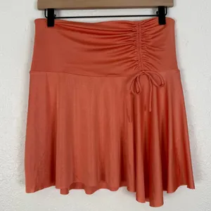 Free People Who's That Ruched Mini Skirt Size Medium thumbnail 1