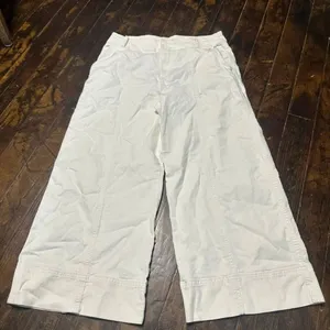 Loft wide leg white curvy 10 minimalist classic jeans thumbnail 1