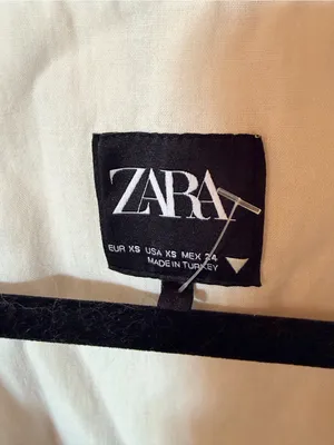 Zara blue and white tie front tank XS thumbnail 2